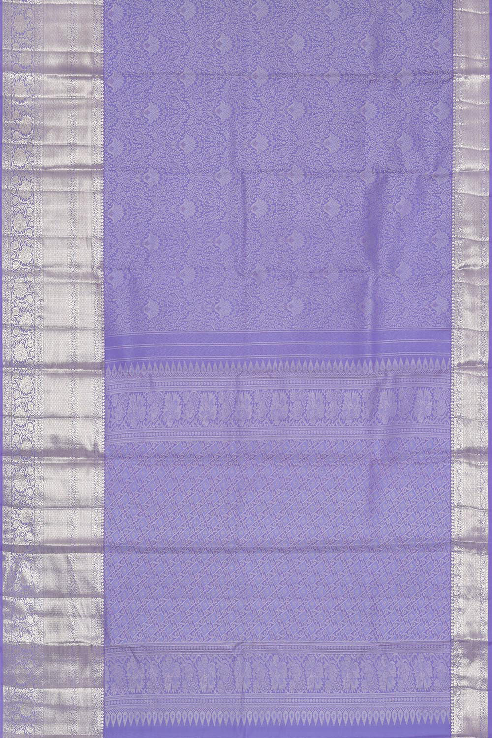 Kanchipattu Lavender Brocade Saree