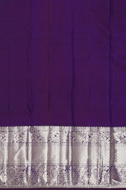 Image of Kanchipattu Dewy Blue Brocade Saree