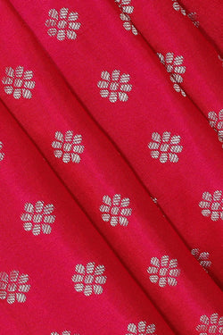 Image of Kanchipattu Rani Pink Brocade Saree