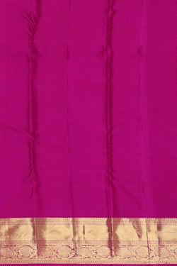 Image of Kanchipattu Orange Brocade Saree