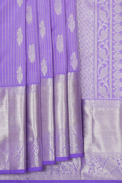 Image of Kanchipattu Lavender Brocade Saree