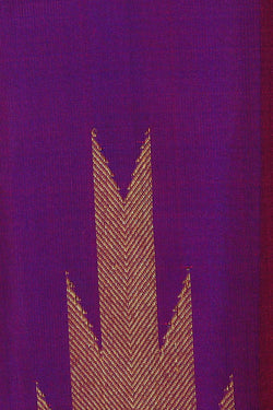 Image of Kanchipattu Magenta Purple Brocade Saree