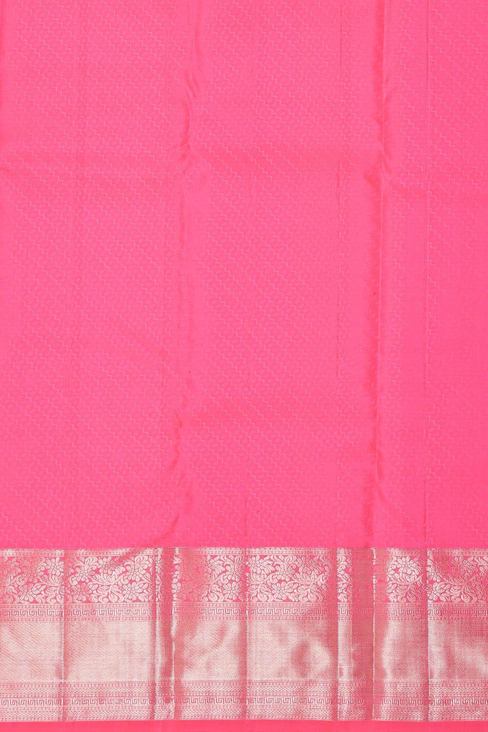 Kanchipattu Rose Pink Brocade Saree