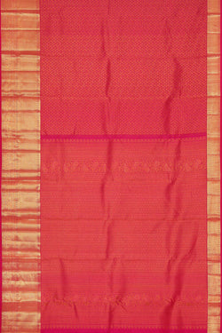 Image of Kanchipattu Rani Pink Brocade Saree