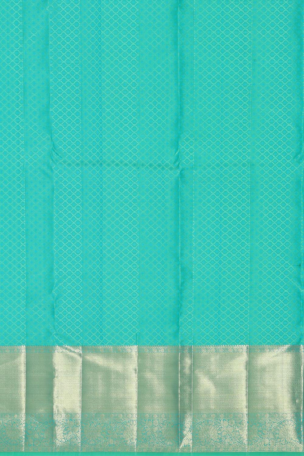 Kanchipattu Sea Green Brocade Saree