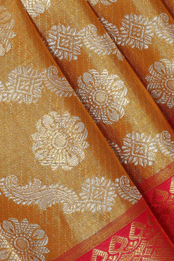 Image of Kanchipattu Gold Tissue Brocade Saree