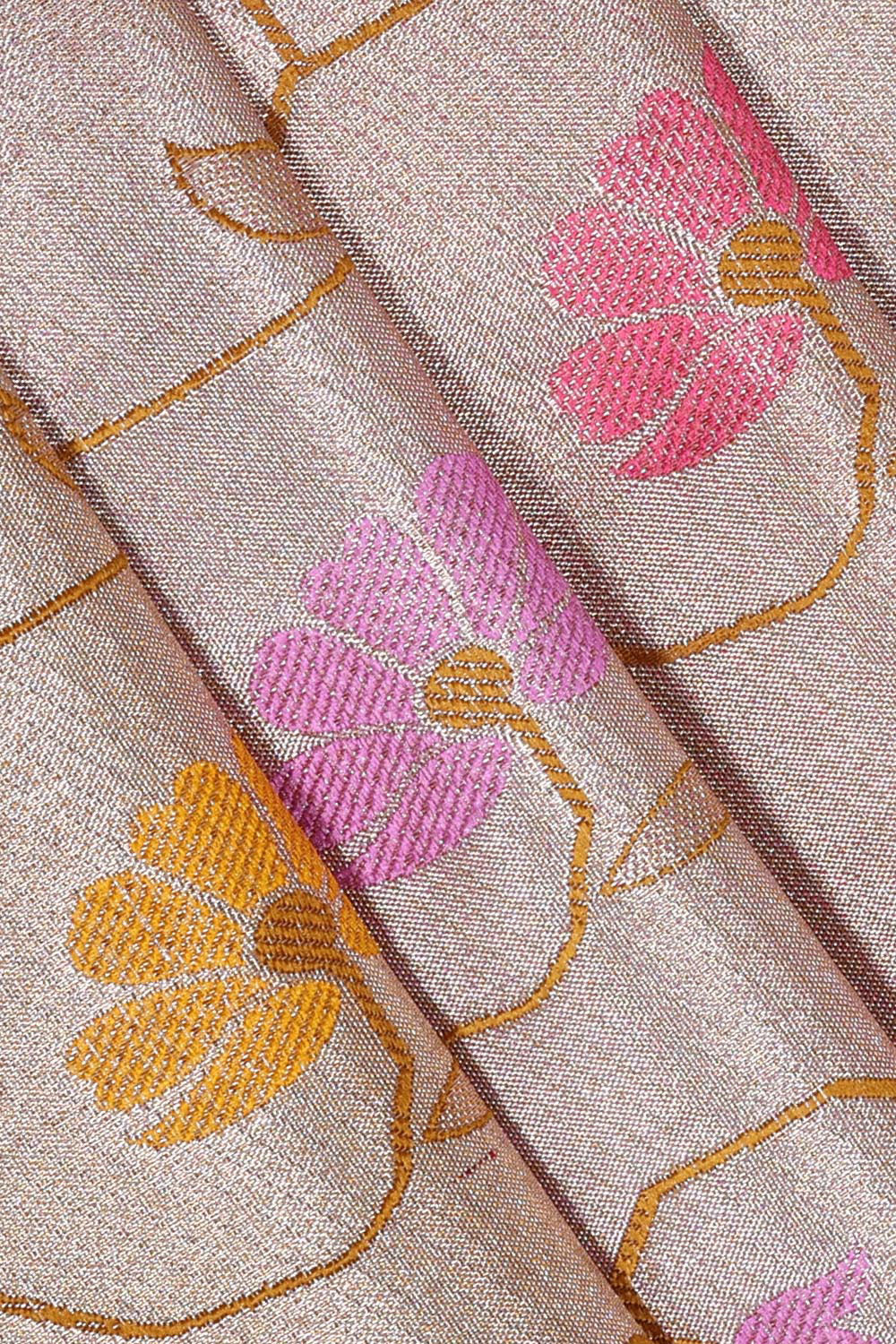 Kanchipattu Gold Tissue Brocade Saree