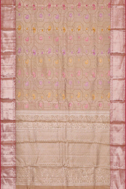 Image of Kanchipattu Gold Tissue Brocade Saree