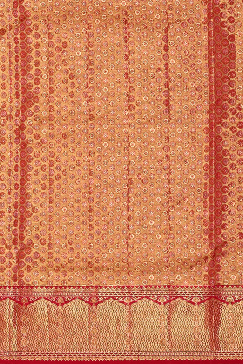 Kanchipattu Gold Tissue Brocade Saree