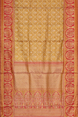 Image of Kanchipattu Gold Tissue Brocade Saree