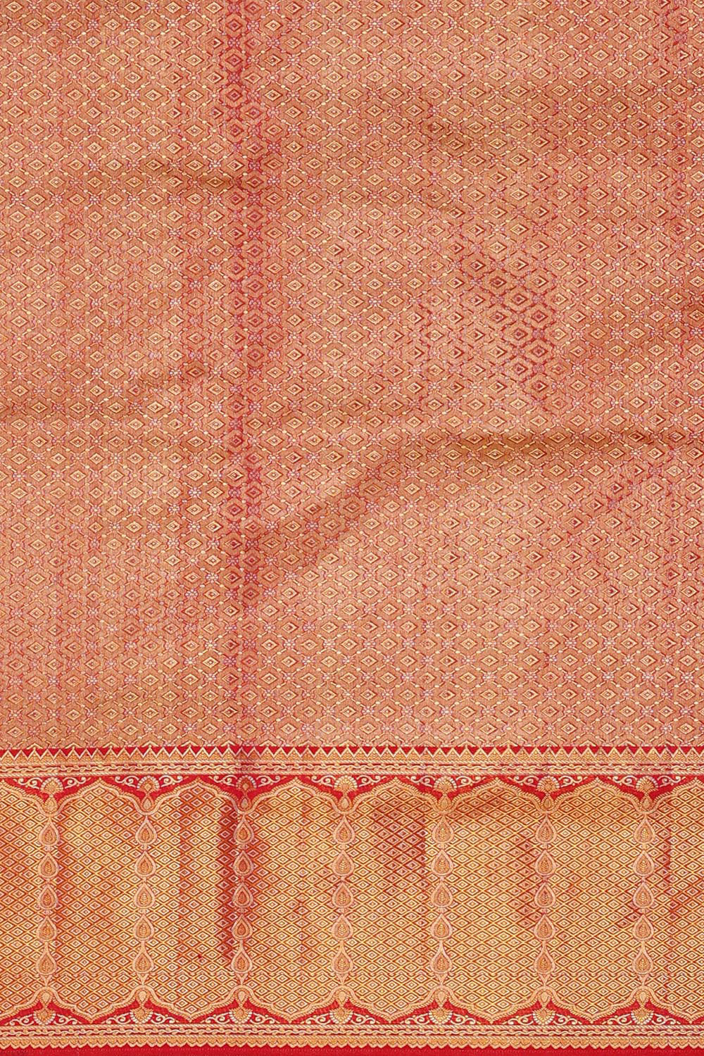 Kanchipattu Gold Tissue Brocade Saree