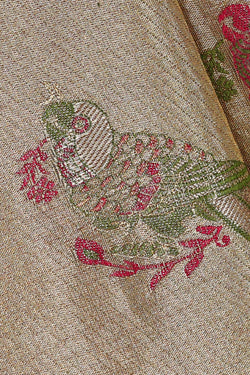 Image of Kanchipattu Gold Tissue Brocade Saree