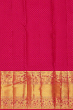 Image of Kanchipattu Ocean Blue Brocade Saree