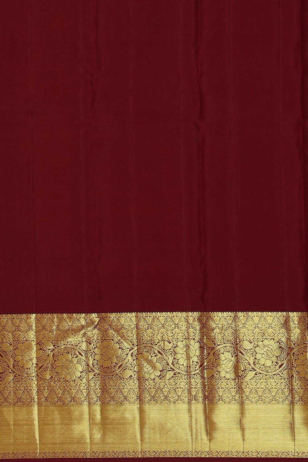 Image of Kanchipattu Orange Brocade Saree