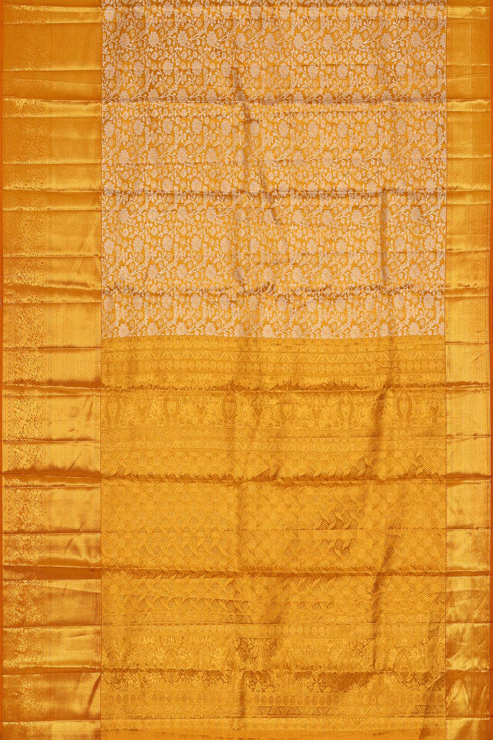 Kanchipattu Gold Tissue Brocade Saree