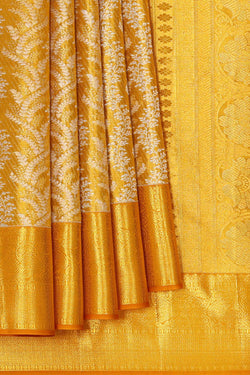 Image of Kanchipattu Gold Tissue Brocade Saree