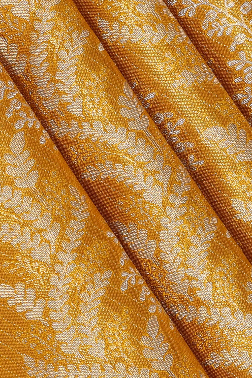 Kanchipattu Gold Tissue Brocade Saree