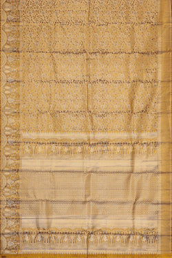 Image of Kanchipattu Gold Tissue Brocade Saree