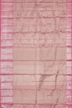 Image of Kanchipattu Onion Pink Tissue Brocade Saree