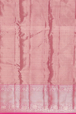 Image of Kanchipattu Onion Pink Tissue Brocade Saree