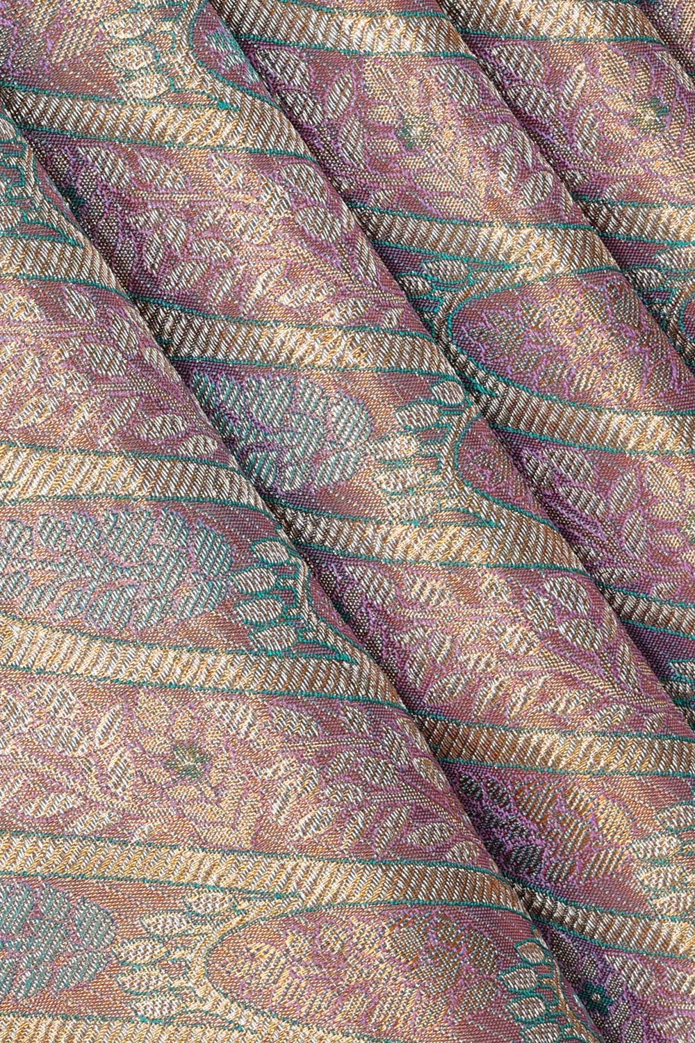 Kanchipattu Lavender Tissue Brocade Saree