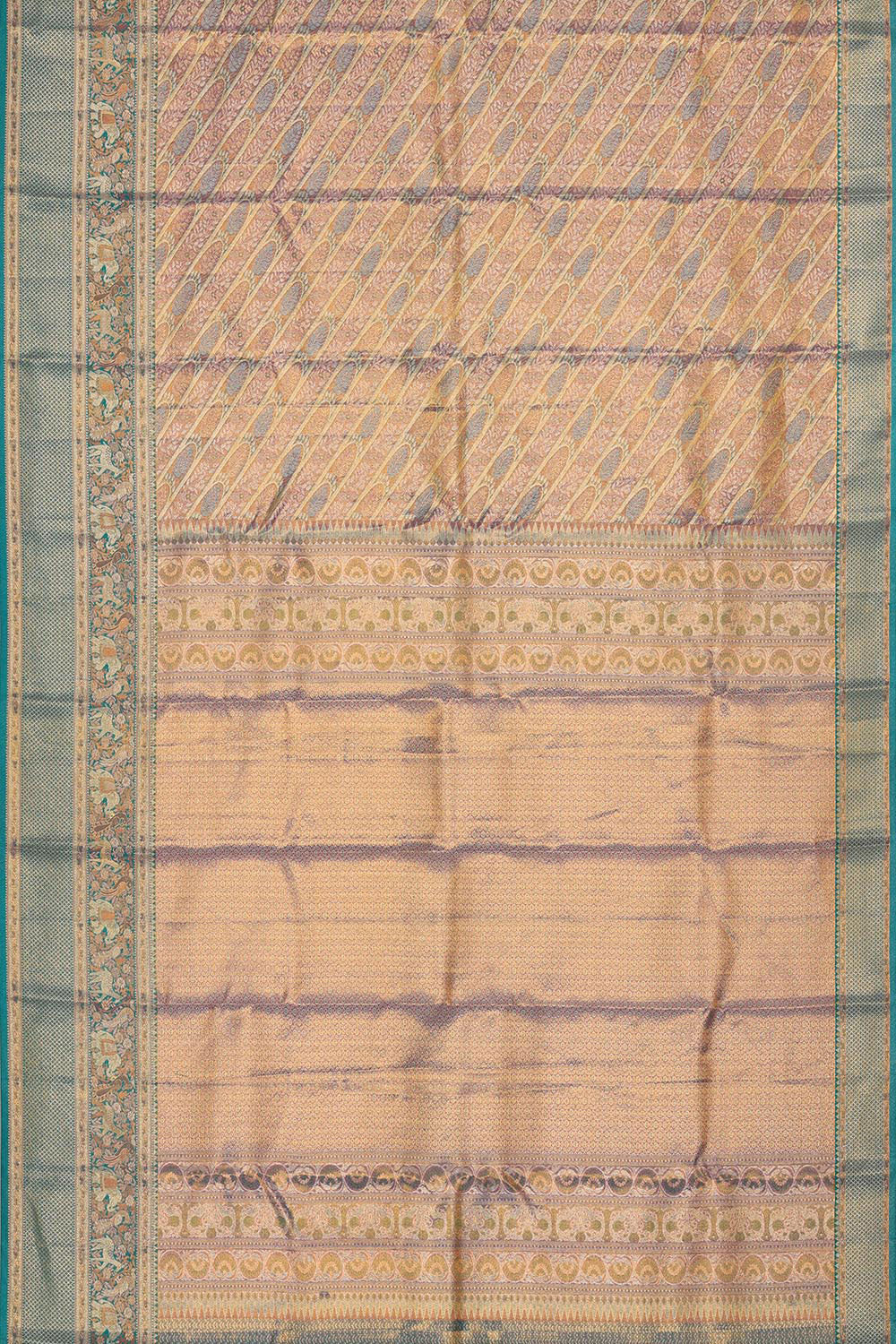 Kanchipattu Lavender Tissue Brocade Saree