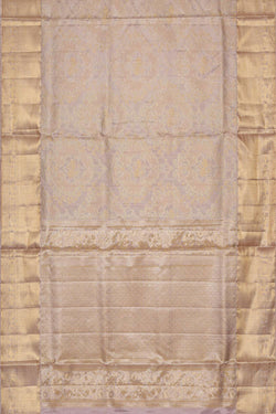 Image of Kanchipattu Mauve Tissue Brocade Saree