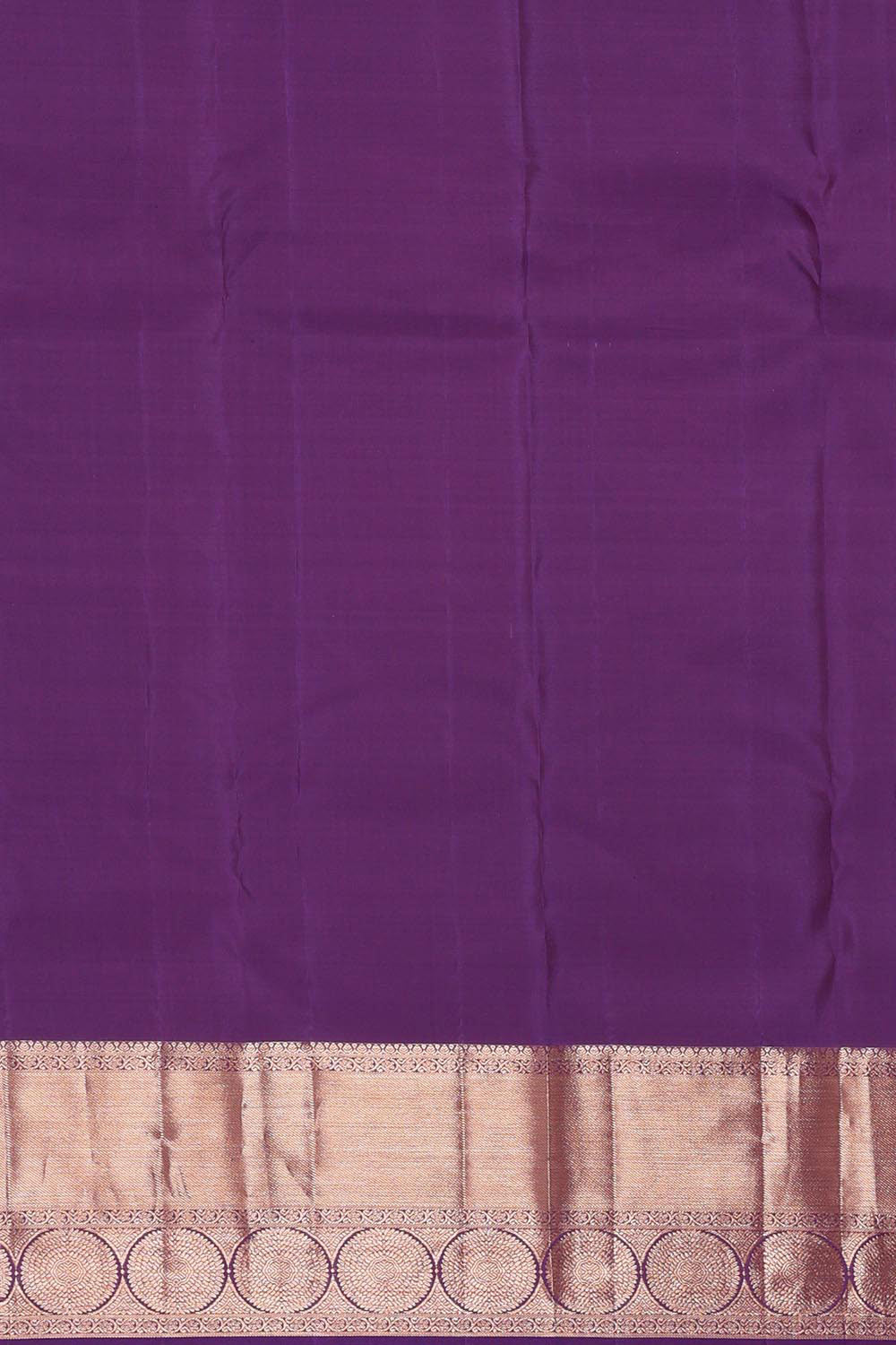 Kanchipattu Violet Brocade Saree