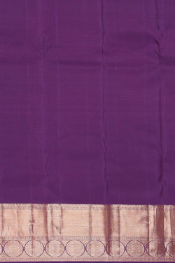 Image of Kanchipattu Violet Brocade Saree