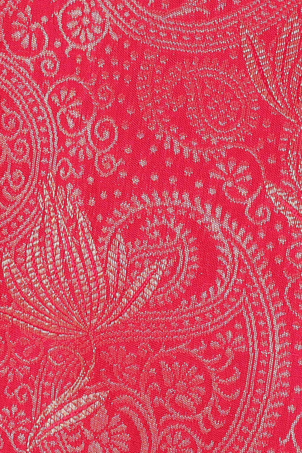 Kanchipattu Pink Brocade Saree