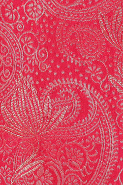 Image of Kanchipattu Pink Brocade Saree