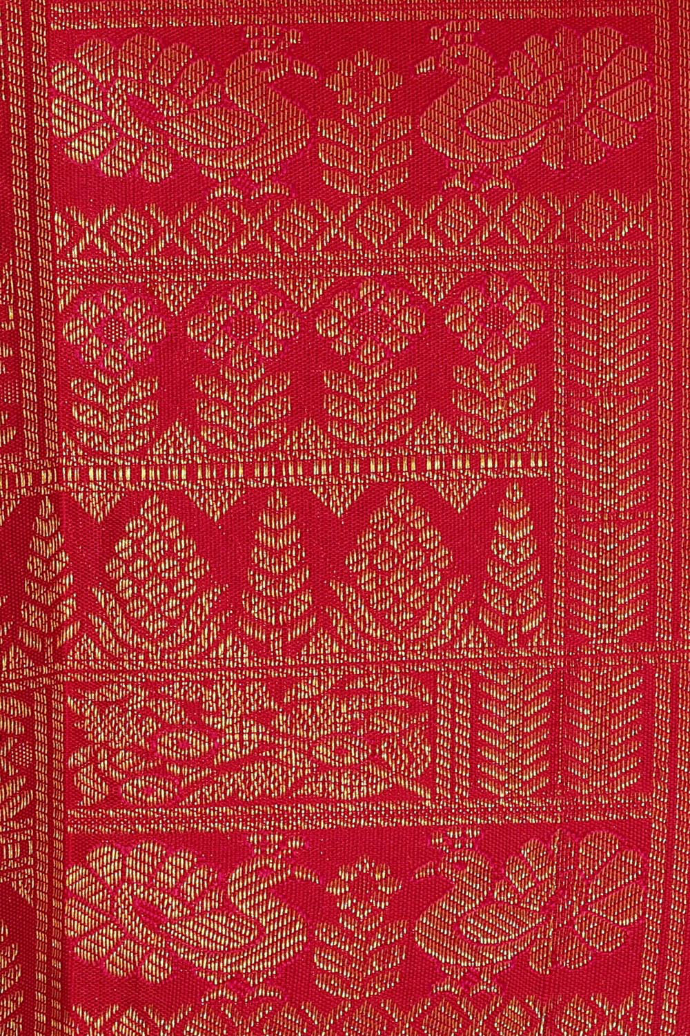 Kanchipattu Rani Pink Brocade Saree