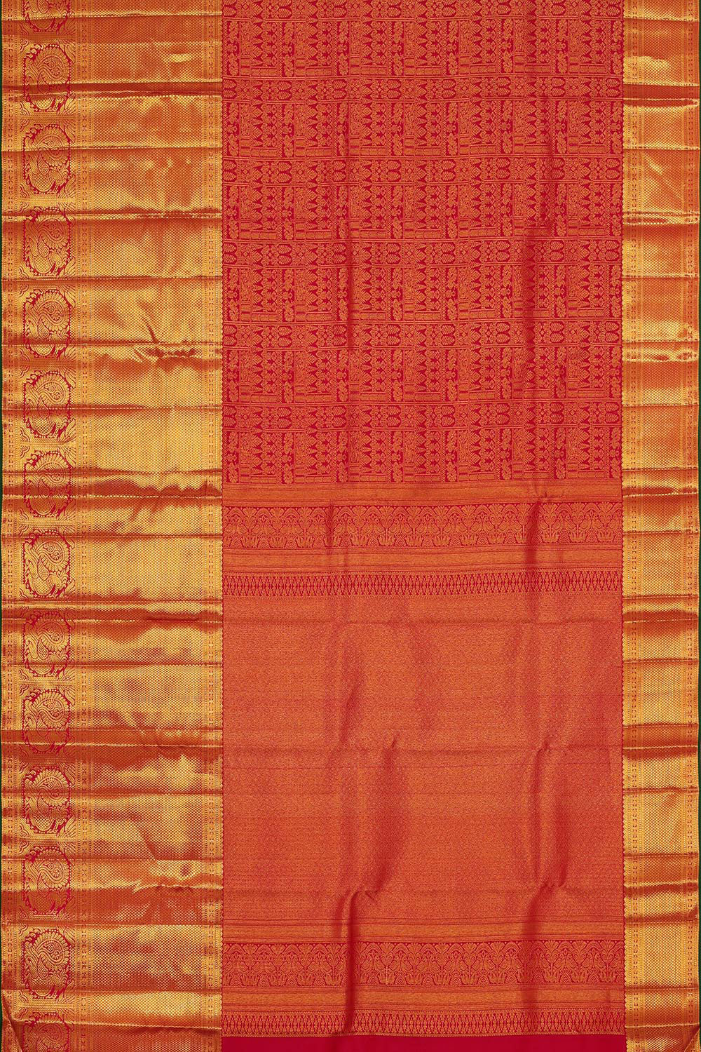 Kanchipattu Rani Pink Brocade Saree