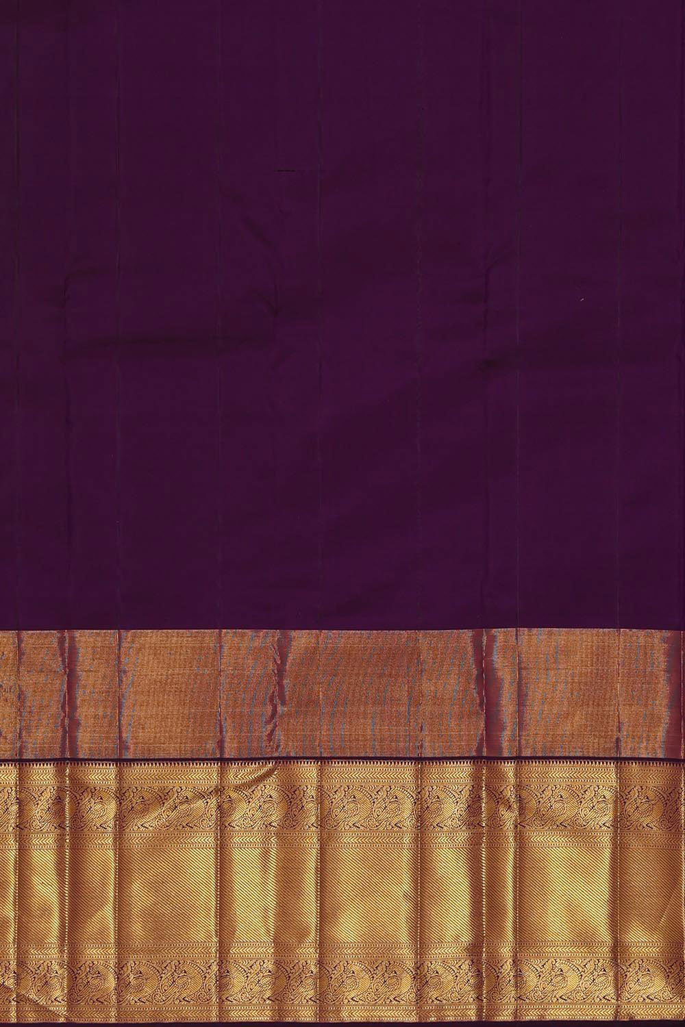 Kanchipattu Violet Brocade Saree