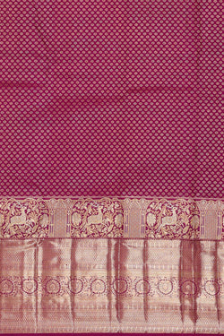 Image of Kanchipattu Grey Brocade Saree