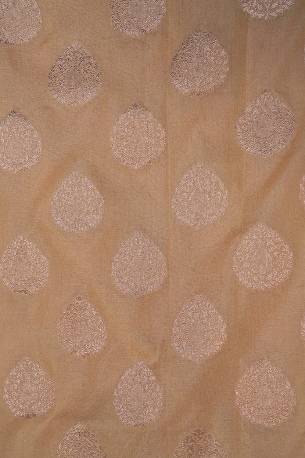 Image of Banarasi Silk Cream Saree