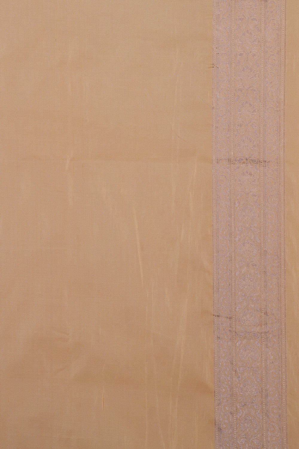 Image of Banarasi Silk Cream Saree