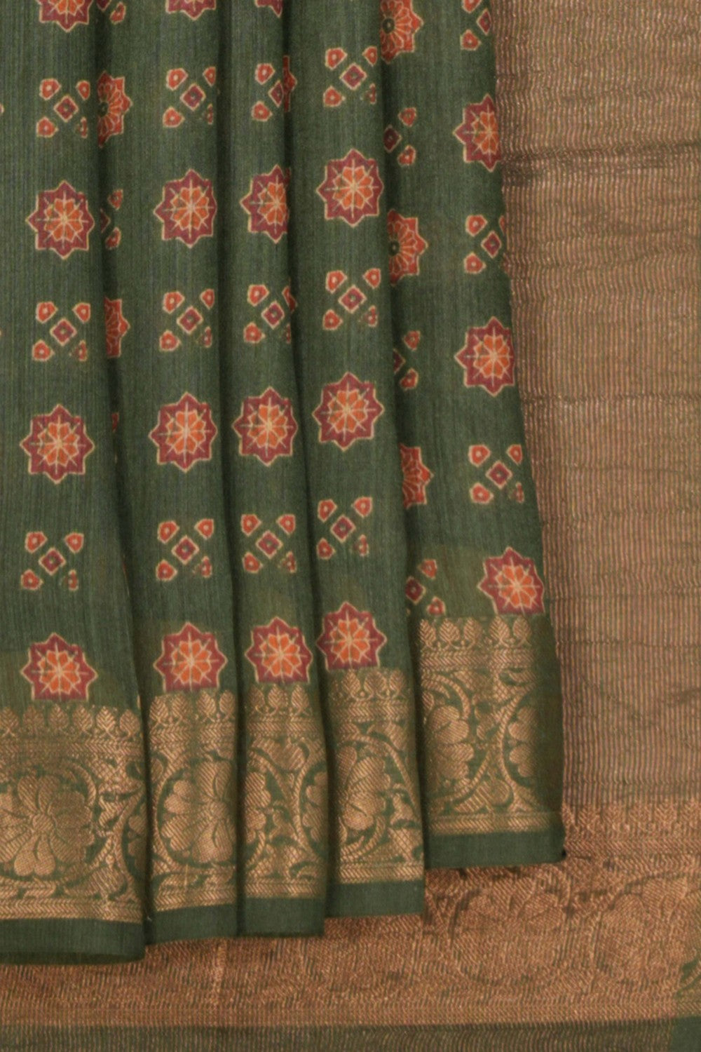 Tussar Silk Printed Saree