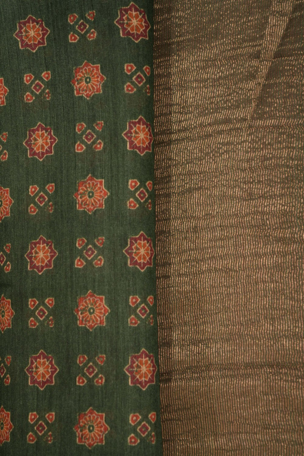 Tussar Silk Printed Saree