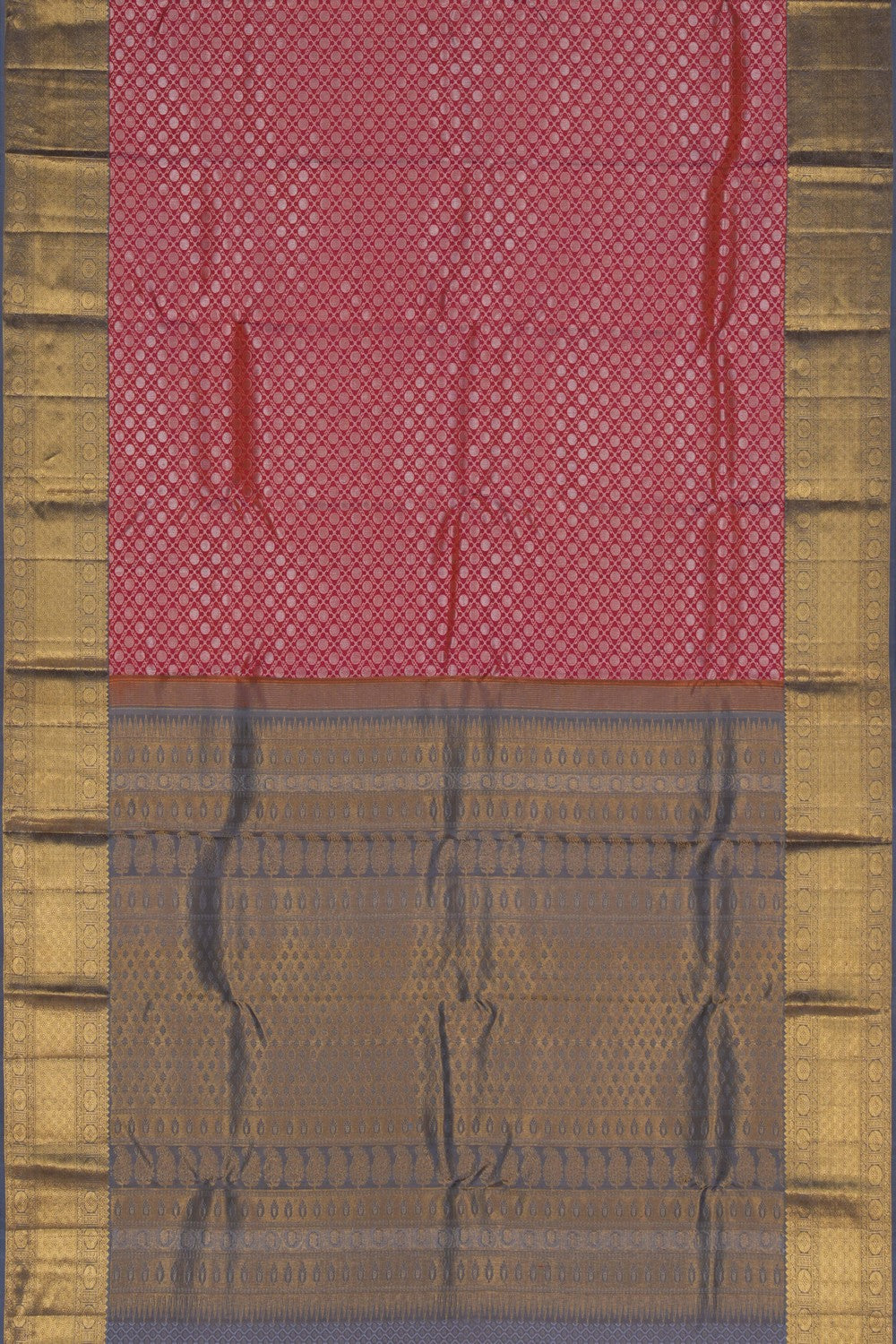 Image of Kanchipattu Brocade Pink Saree