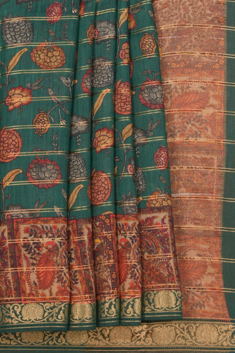 Tussar Silk Printed Saree