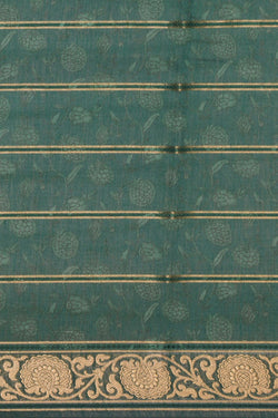 Image of Tussar Silk Printed Saree