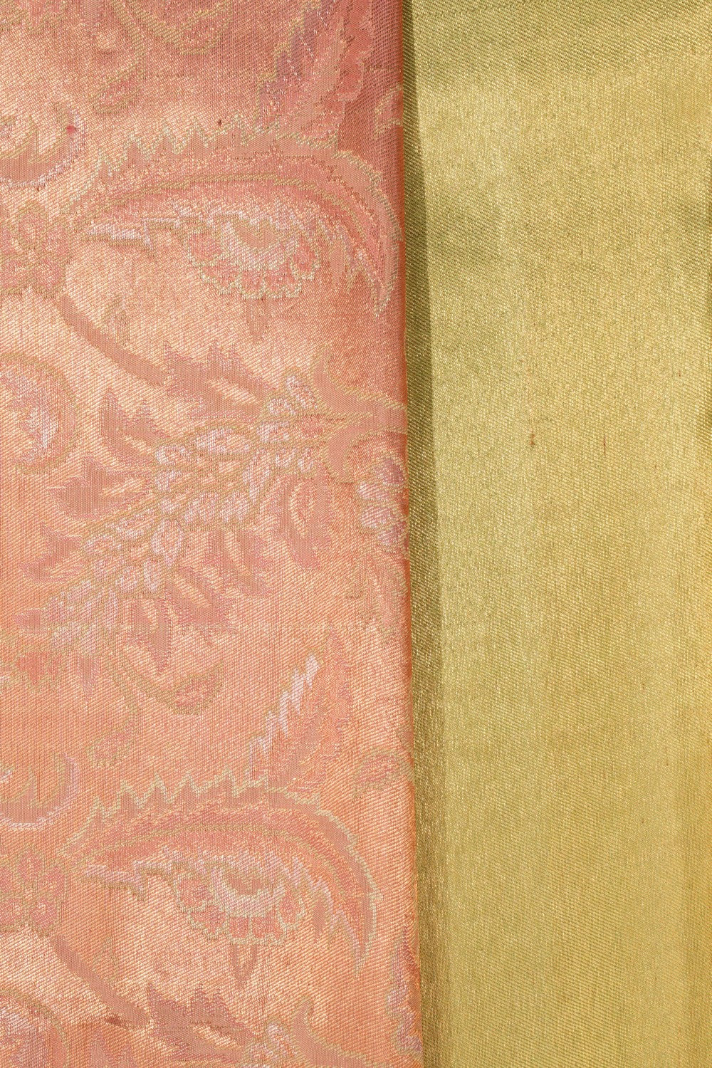 Kanchipattu Tissue Brocade Pink Saree