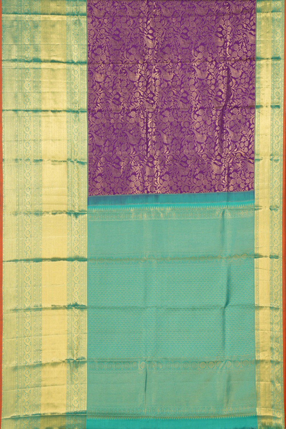 Kanchipattu Brocade Purple Saree