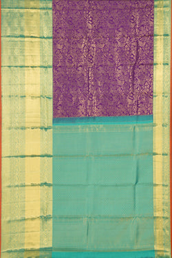 Image of Kanchipattu Brocade Purple Saree