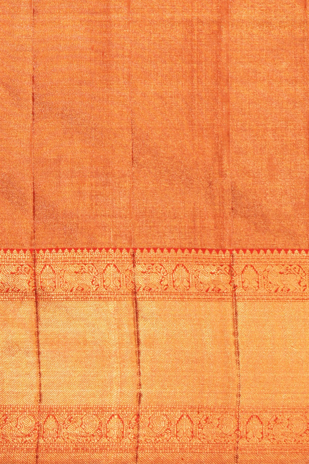 Image of Kanchipattu Tissue Brocade Sea Blue Saree