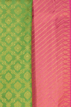 Image of Kanchipattu Brocade Green Saree