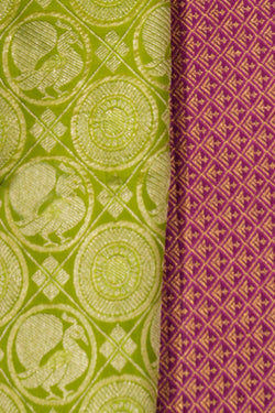 Image of Kanchipattu Brocade Green Saree