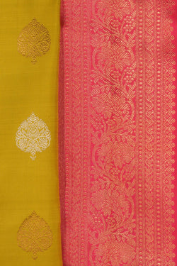 Image of Kanchipattu Brocade Green Saree