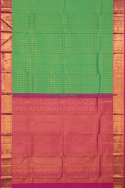 Image of Kanchipattu Brocade Green Saree